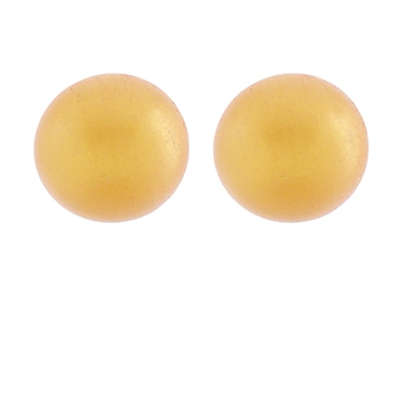 40mm Dome Wood Earrings - Picture 4 of 5